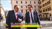Il Vespone punge l'alleanza tra FdI e Forza Italia