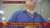 Roma, guardare la tv in ospedale costa caro