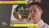 Il "Riso sgombri e funghi" di Satoshi Hazama