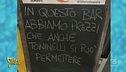 Il bar con prezzi che anche Toninelli si può permettere