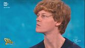 Jannik Sinner, dai campi da tennis a... Striscia la notizia