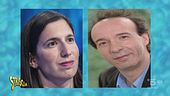 Elly Schlein e Roberto Benigni, stesso profilo dantesco