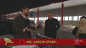 Vittorio Brumotti a Mestre libera posti auto per i disabili