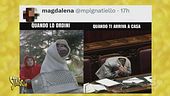 Giorgia Meloni si nasconde nella giacca. Ed è subito meme