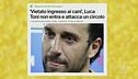 Ingresso vietato ai cani, Luca Toni non ci sta