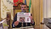Ma chi è quella signora vicino al sindaco Decaro? Fabio Fazio