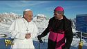 Le avventure sulla neve di Papa Bergoglio