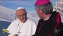Papa Francesco a lezione di sci da Padre Georg