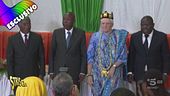 Mattarella ad Abidjan sommerso di regali