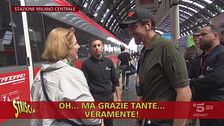 Arresto in stazione: Valerio Staffelli sventa il furto di una valigia