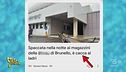 A Striscia il cartellone: «È cacca ai ladri»