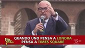 Gli scivoloni del ministro Gennaro Sangiuliano da Times Square al Premio Strega