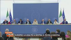 Europee: la Lega più a destra, il PD più a sinistra