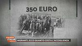 Migranti, ecco quando costa l'accoglienza