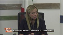 Meloni: la priorità è lo stop alle partenze