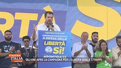 Salvini apre la campagna per l'Europa senza strappi