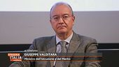 Il ministro Giuseppe Valditara in collegamento telefonico