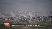 Un mese di guerra tra bombe e orrori