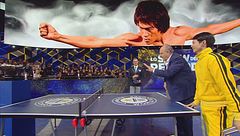 Xie Desheng e il nunchaku ping pong