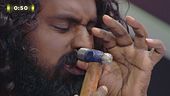 Kranthi Drillman e i chiodi nel naso