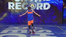 Cristian Sabba e i salti con la corda