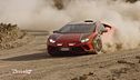 vicky Piria al volante della Lamborghini Huracan Sterrato