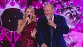 Gerry Scotti e Michelle Hunziker in "Quando mi dici così"
