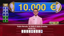 Enrico al gioco finale "Sei vincente"