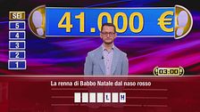 Il campione Enrico affronta il gioco finale "Sei vincente"