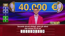 Enrico al gioco finale "Sei vincente"