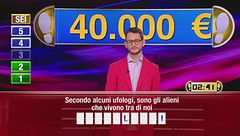Enrico al gioco finale "Sei vincente"