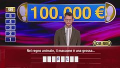 Enrico al gioco finale "Sei vincente"