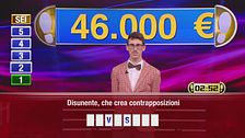 Il campione Marco al gioco finale "Sei vincente"