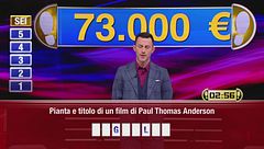 Federico al gioco finale "Sei vincente"