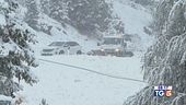 Ancora pioggia e vento Neve sulle Dolomiti