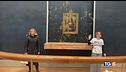 Ecovandali in azione: zuppa sulla Gioconda