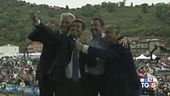 Leghisti e sovranisti l'abbraccio a Salvini
