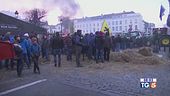 Trattori su Bruxelles contestata l'Europa
