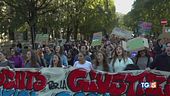 Tregua dal maltempo in piazza per il clima