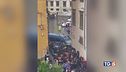 Ai cortei pro Palestina scontri con la polizia