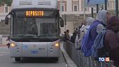 Bus e metro fermi, caos e disagi