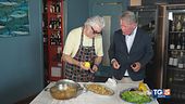 Fusilloni con rana pescatrice e mazzolina