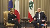 Meloni vola in Libano "Fermare l'escalation"