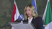 Meloni: "Impegno e sacrificio per costruire la pace"