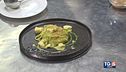 Linguine con datterino giallo e della bottarga