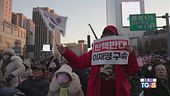 Piazza in festa a Seul Proteste in Georgia
