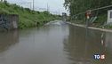 Nubifragi in Lombardia, esonda il fiume Lambro