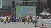 Migliaia di bambini con Papa Francesco
