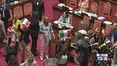 Le riforme spaccano Bagarre in Parlamento
