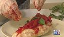 Calzone con pomodoro all'uscita